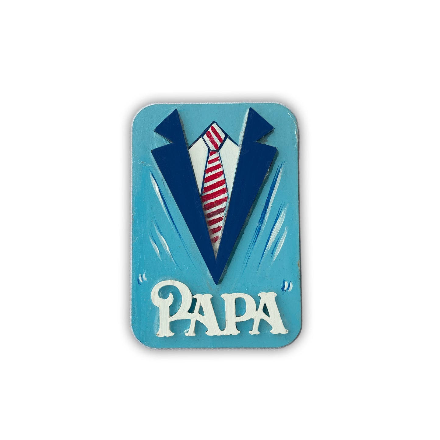 Hand Painted Papa Magnet