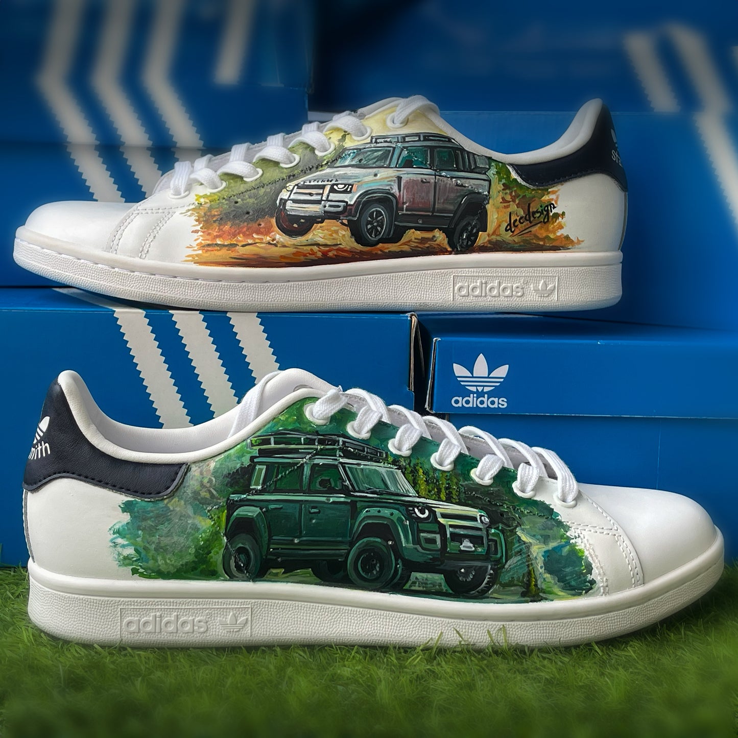 Handpainted Off-Road Adventure Sneakers – Embrace the Spirit of Exploration