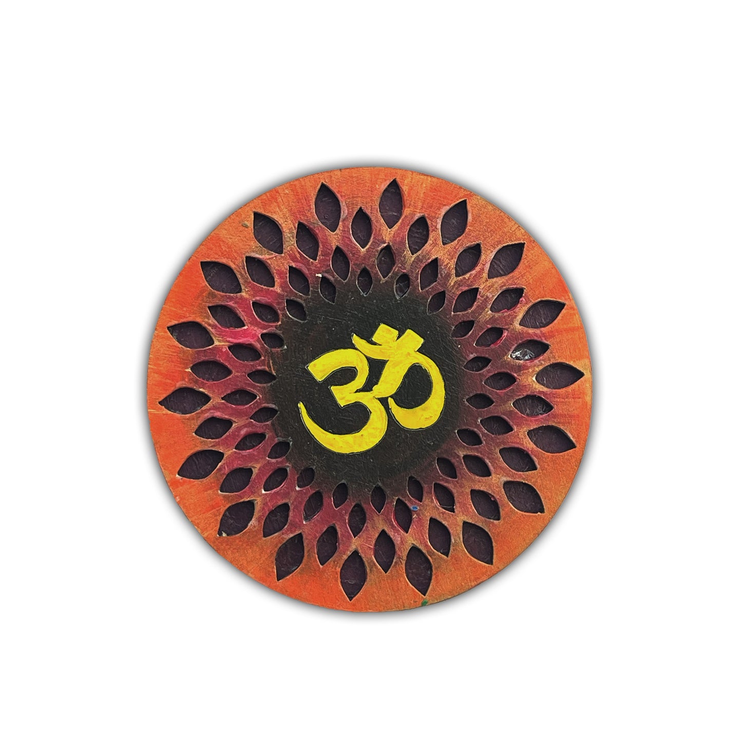 Hand Painted Om fridge magnet