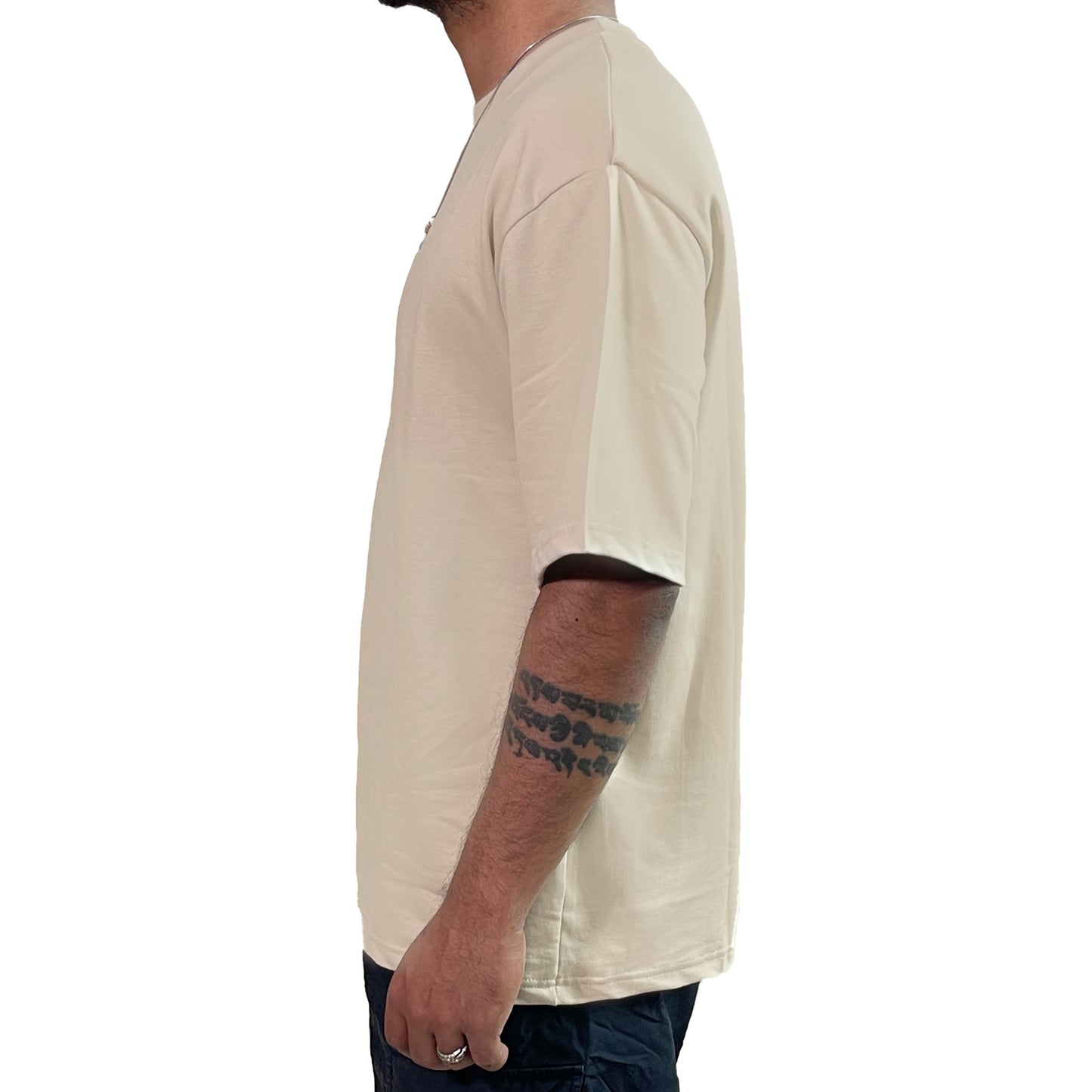 Oversized Tee - Beige