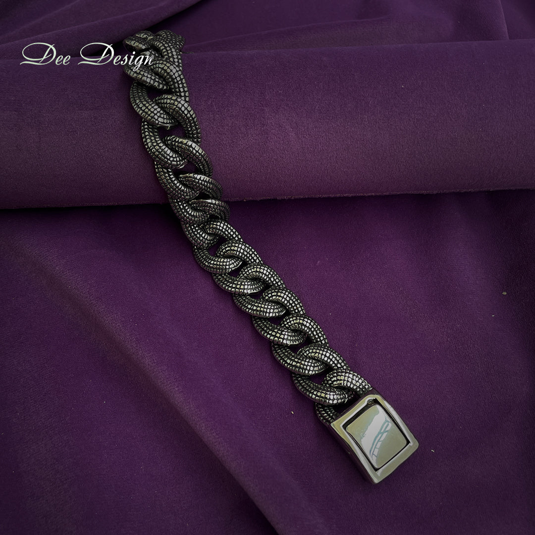 Premium &- Minimal. Titanium Steel Chain Bracelet for Men