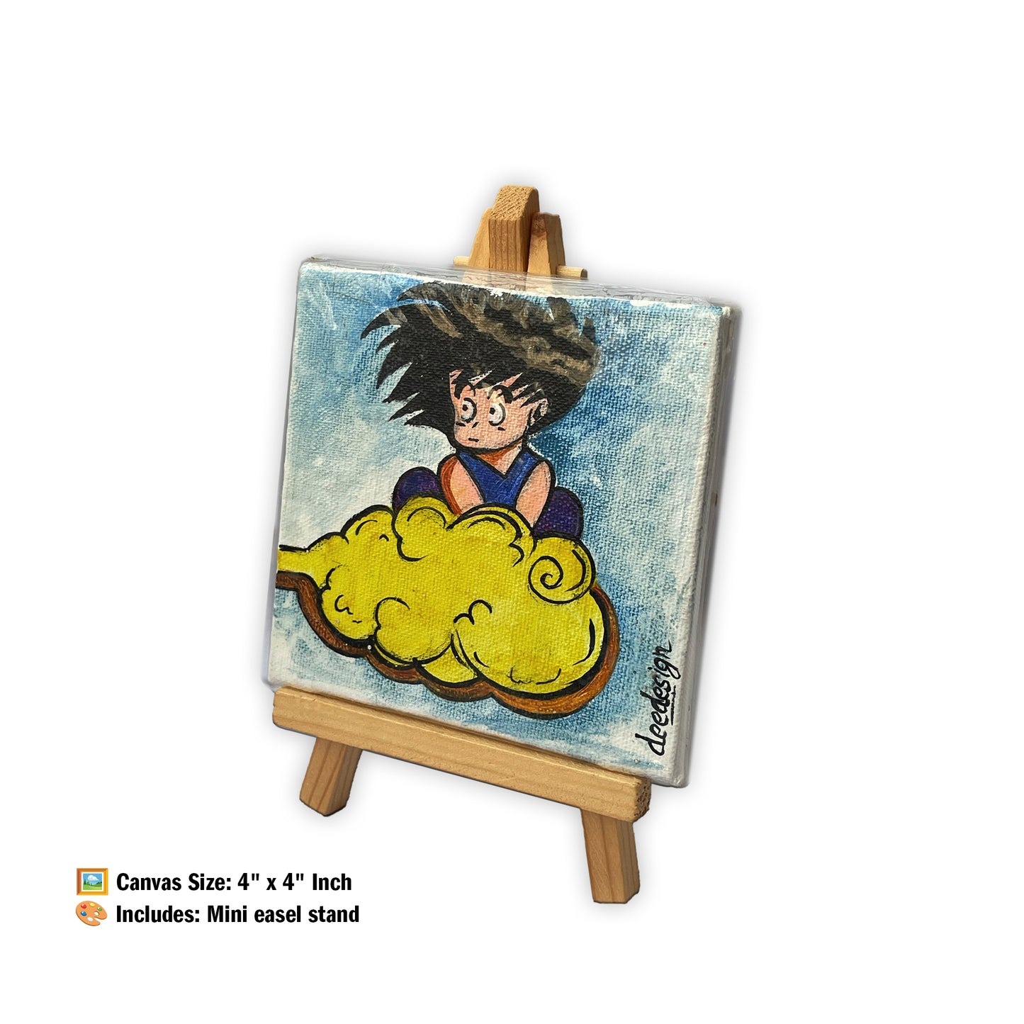 Goku soars on the Flying Nimbus