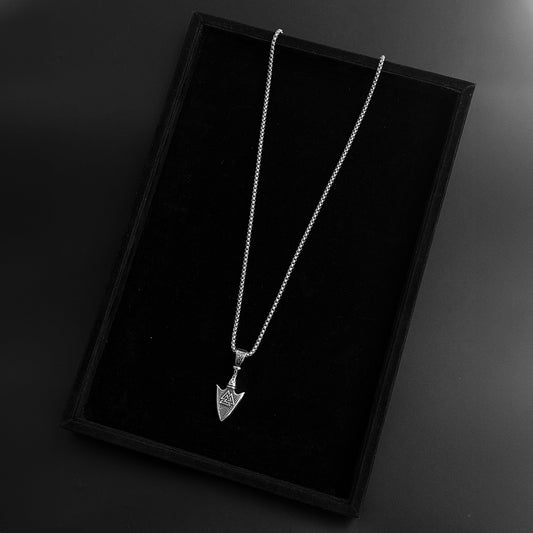 Stainless Steel Warrior Pendant with chain – Bold. Durable. Timeless.