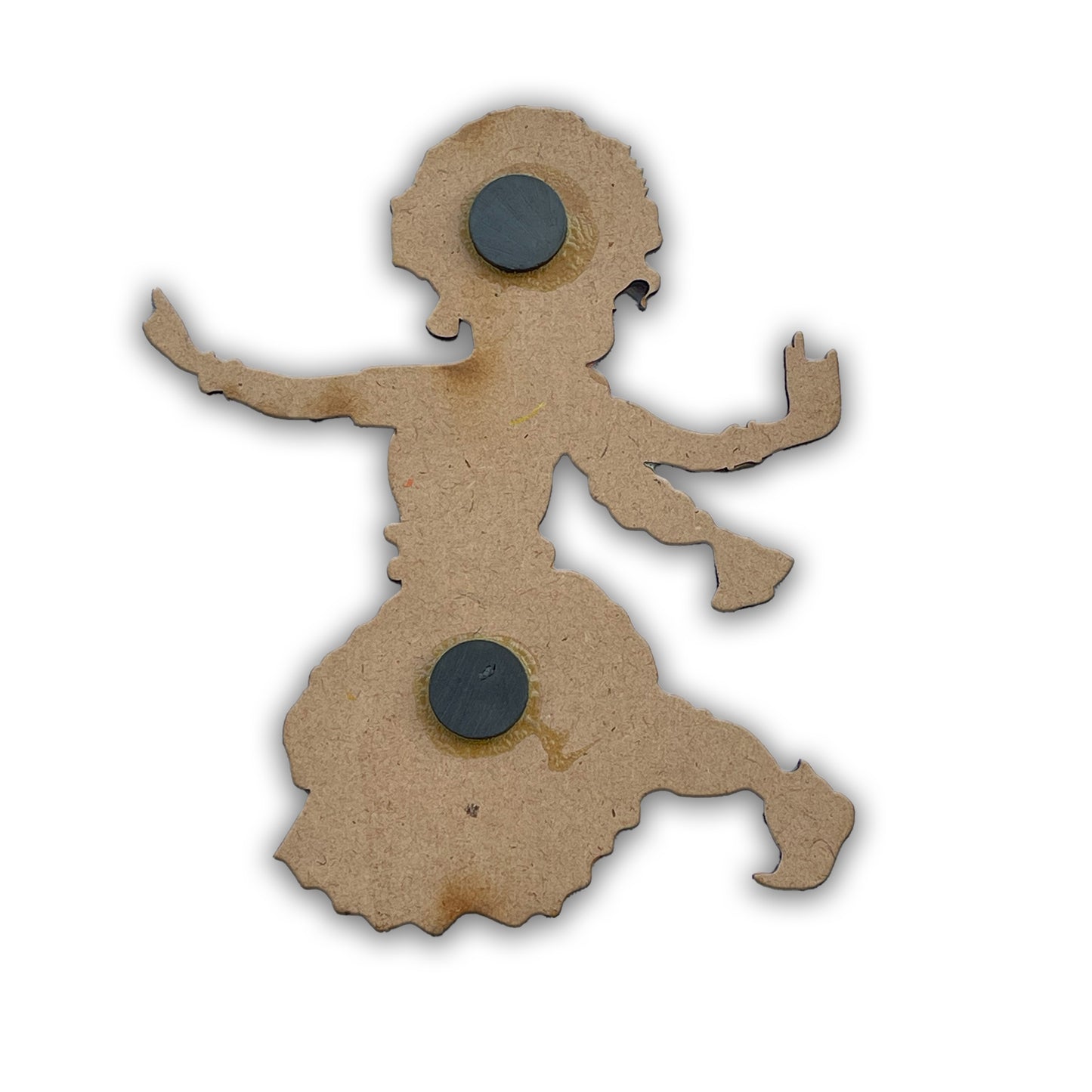 Hand Painted Bharatanatyam Dancer Fridge Magnet