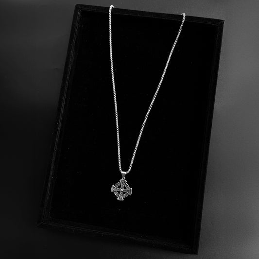 For men premium Stainless Steel Cross Pendant with chain