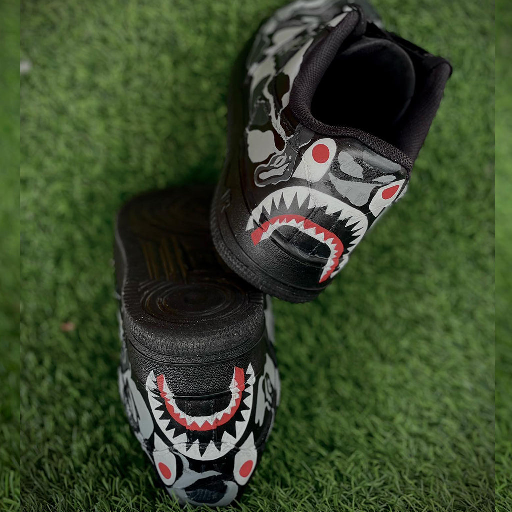 Bape Shark Design- Nike Air Force 1