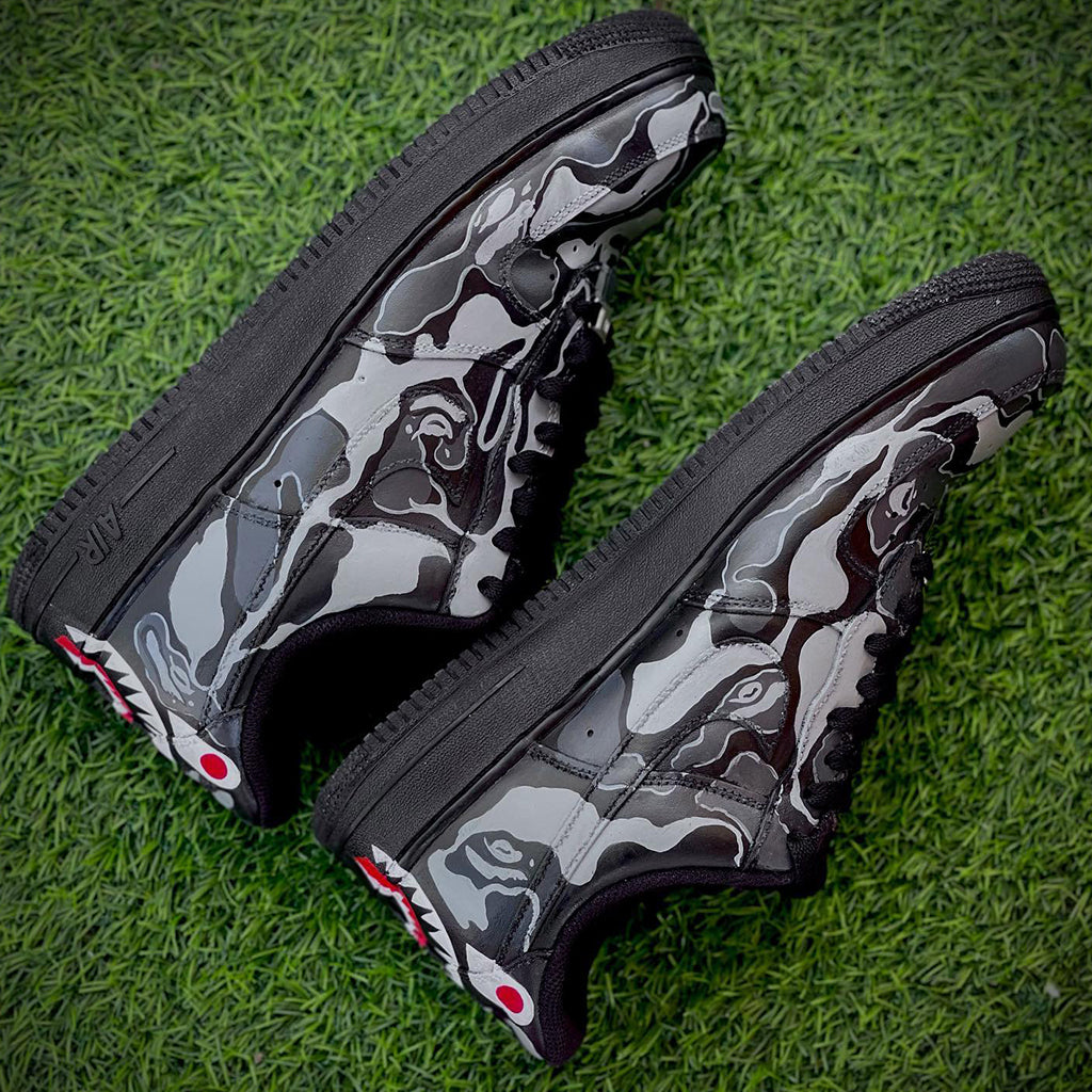Bape Shark Design- Nike Air Force 1