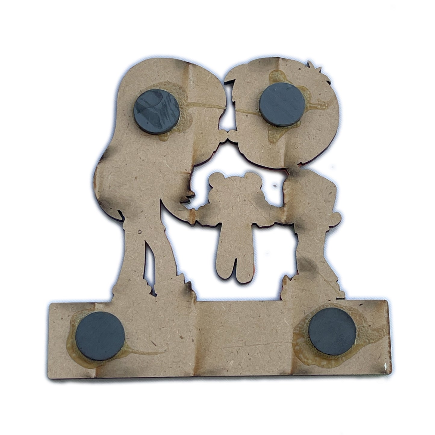Hand Painted Teddy Tug-of-War Magnet