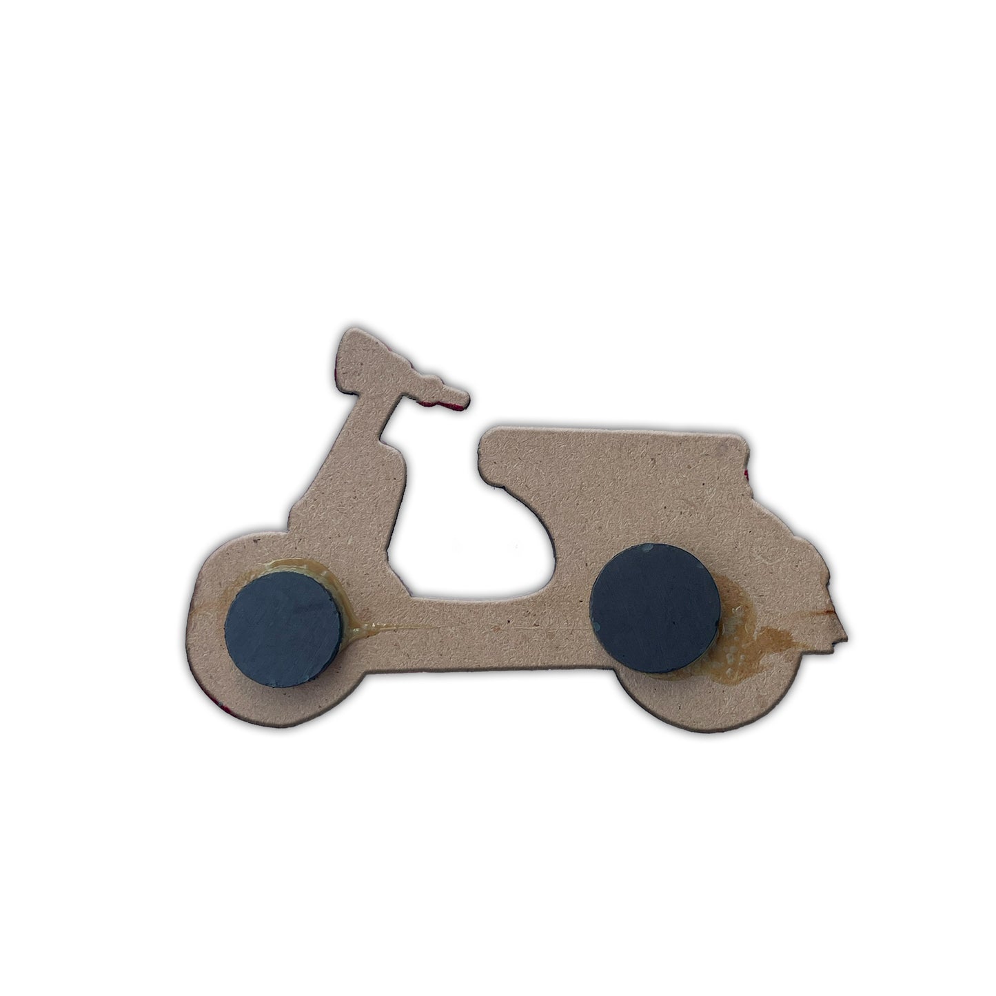Hand painted Red Scooter Magnet