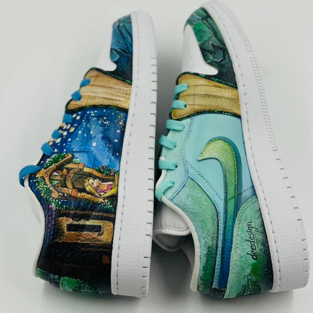 Tangled Theme- Nike Air Jordan Low