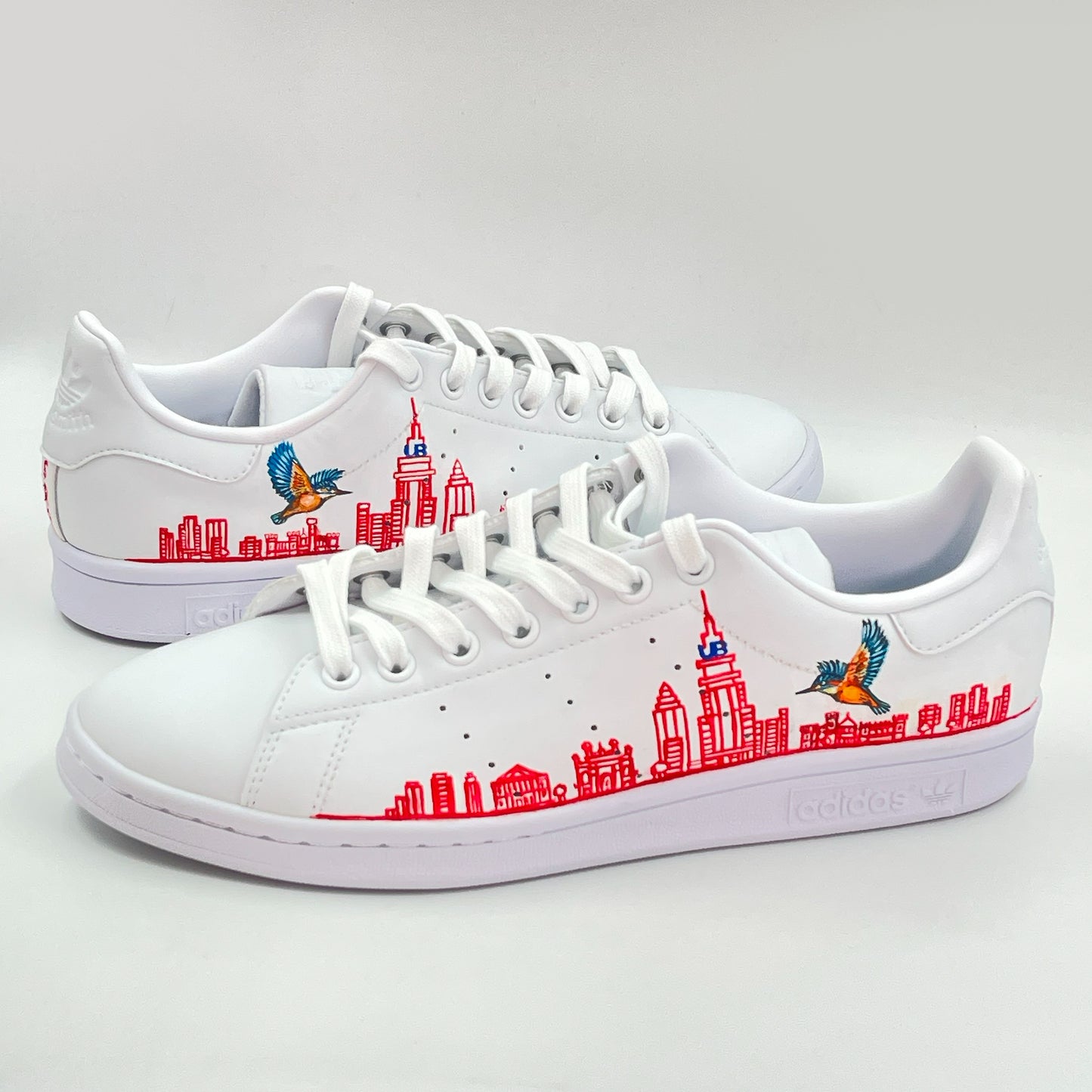 kingfisher Themed Adidas Sneakers