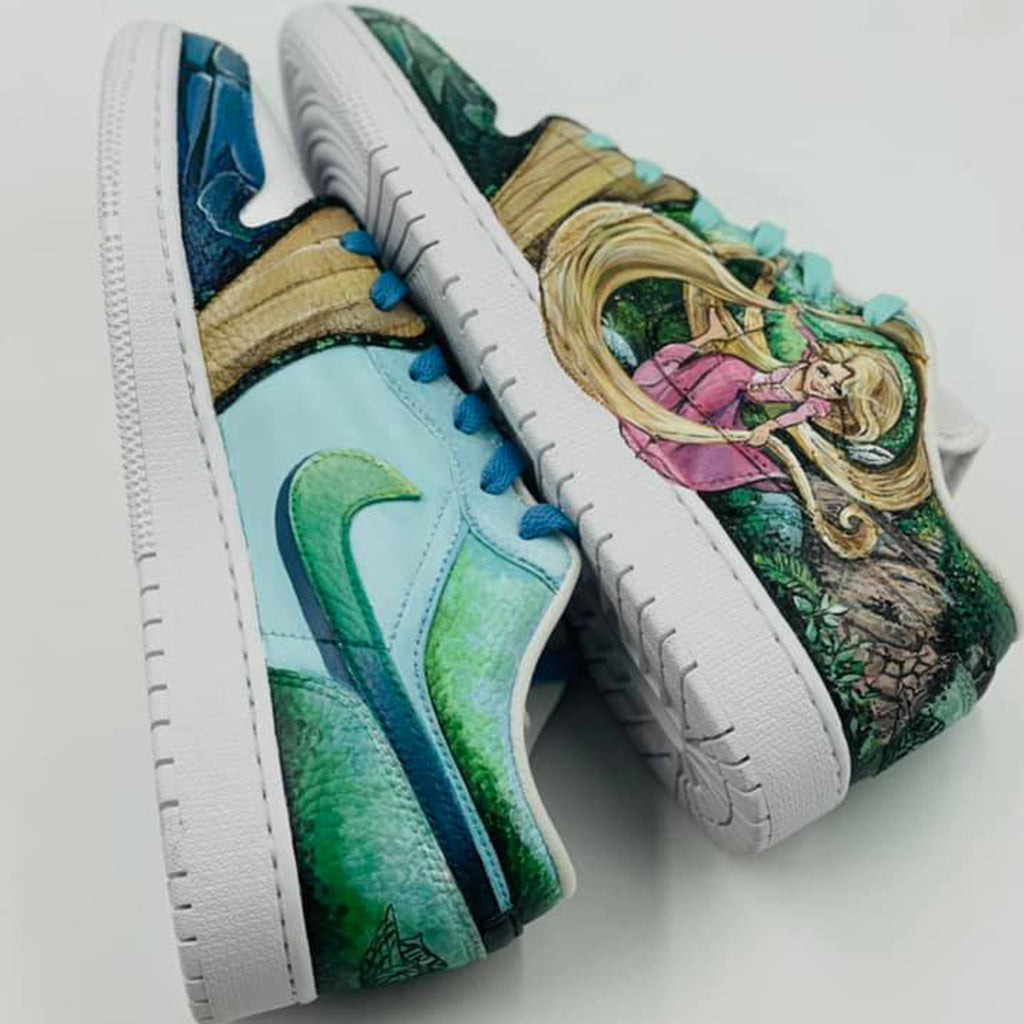 Tangled Theme- Nike Air Jordan Low