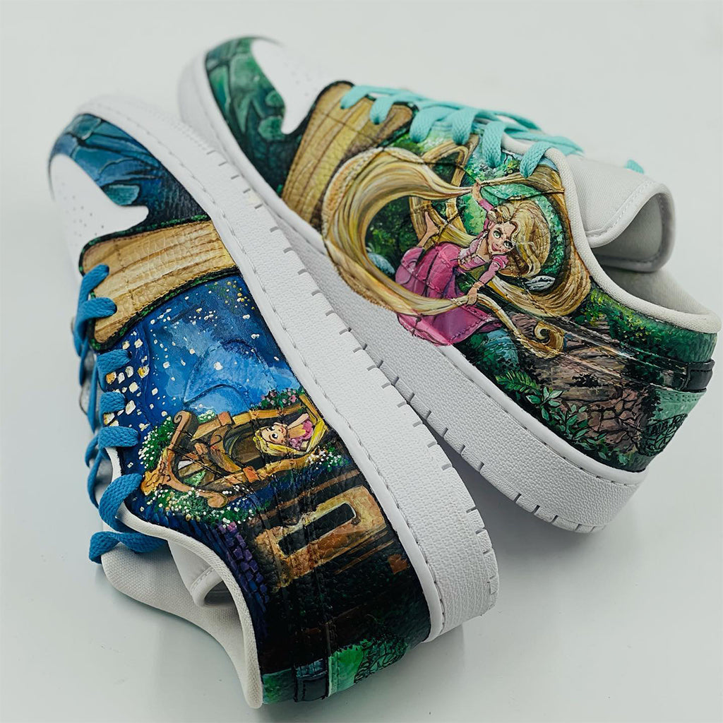 Tangled Theme- Nike Air Jordan Low