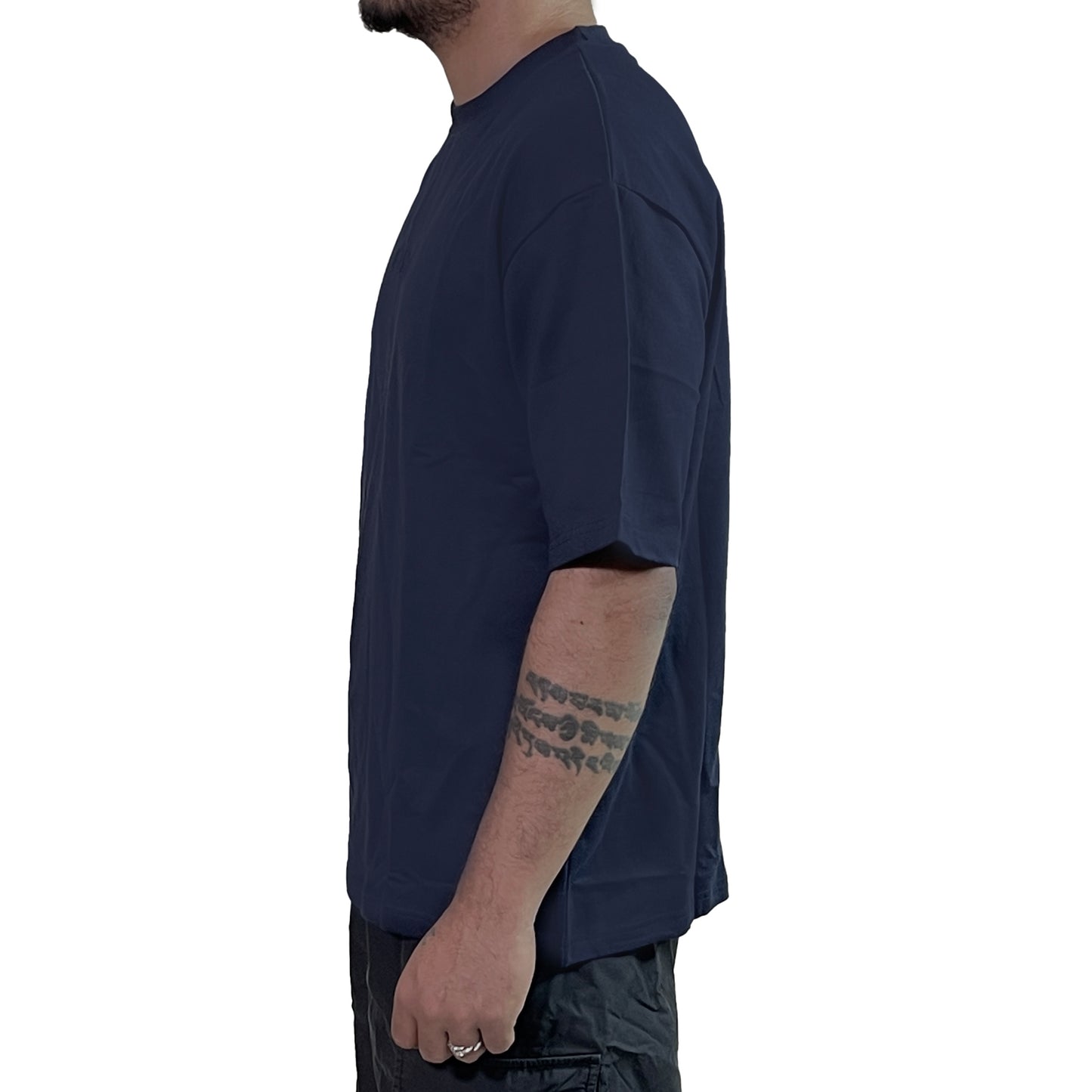 Oversized Tee - Navy Blue