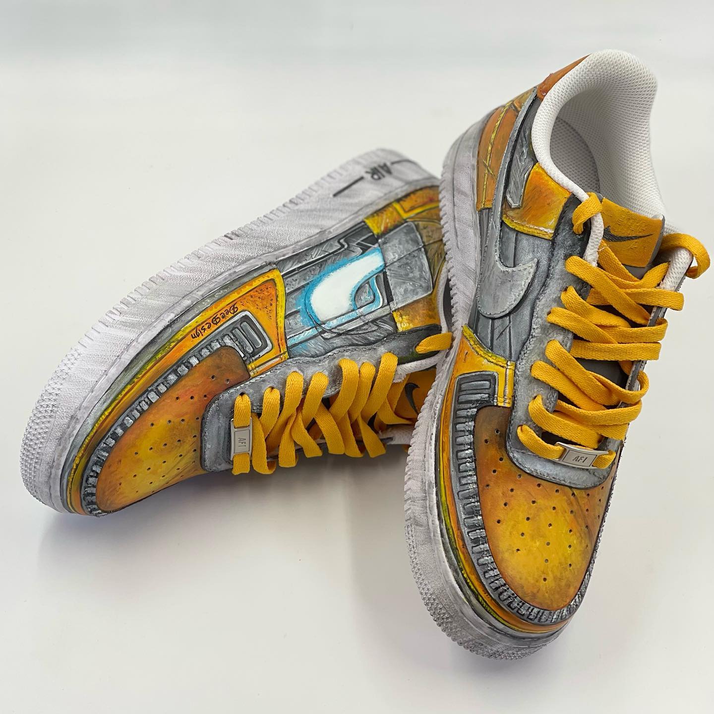 Transformer Bumblebee - Nike Air Force 1