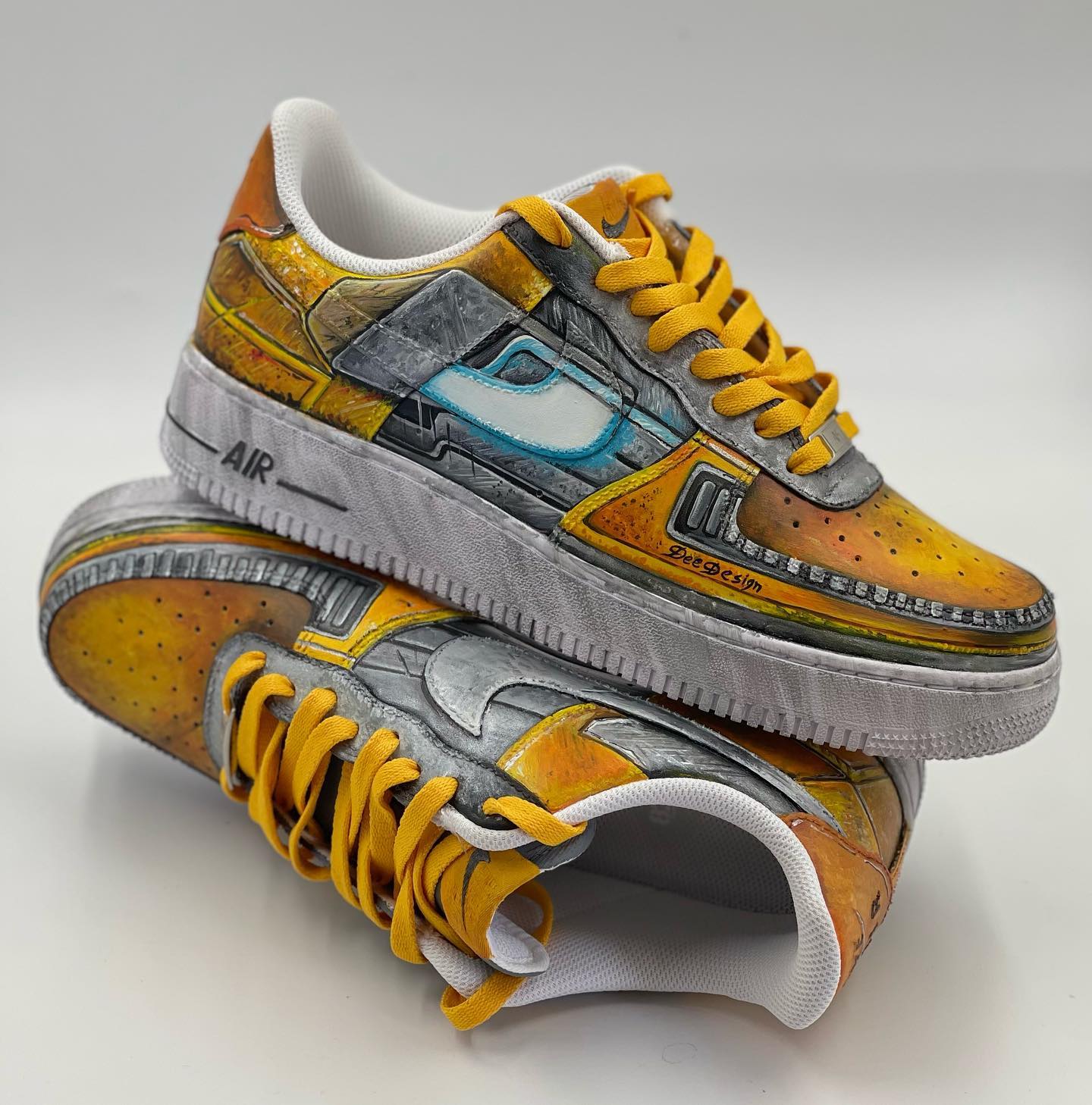 Transformer Bumblebee - Nike Air Force 1
