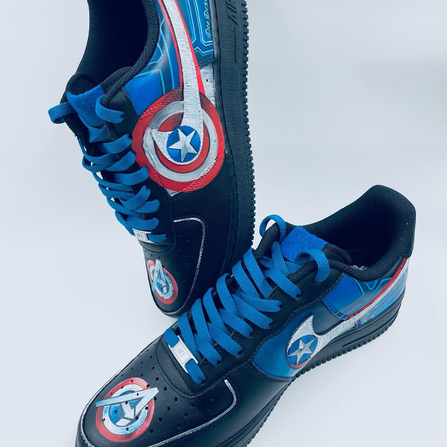 Captain America design - Nike Air Force 1