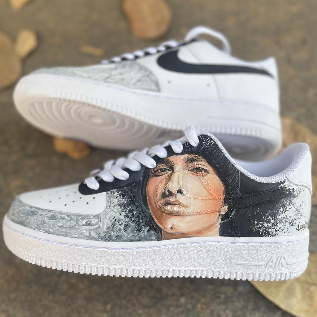 Eminem & Jimi Hendrix Design- Nike Air Force 1