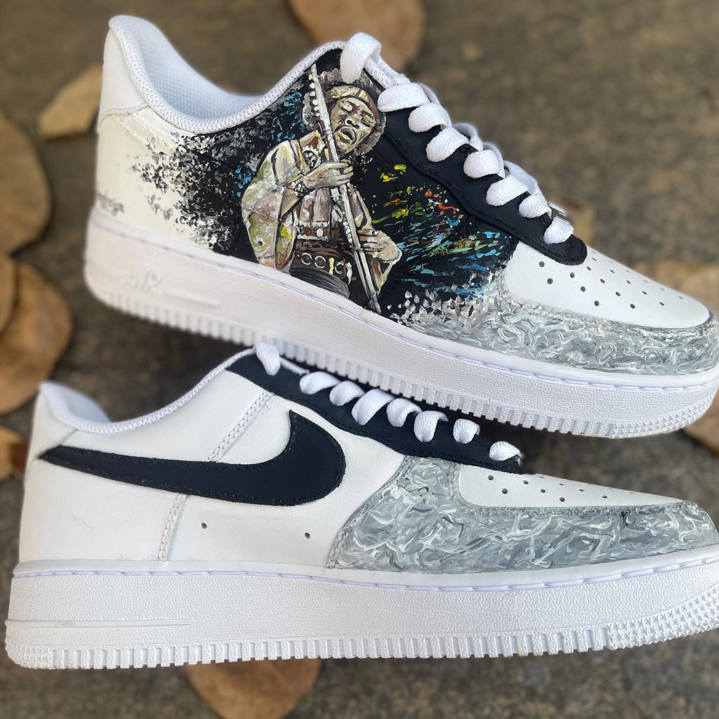 Eminem & Jimi Hendrix Design- Nike Air Force 1