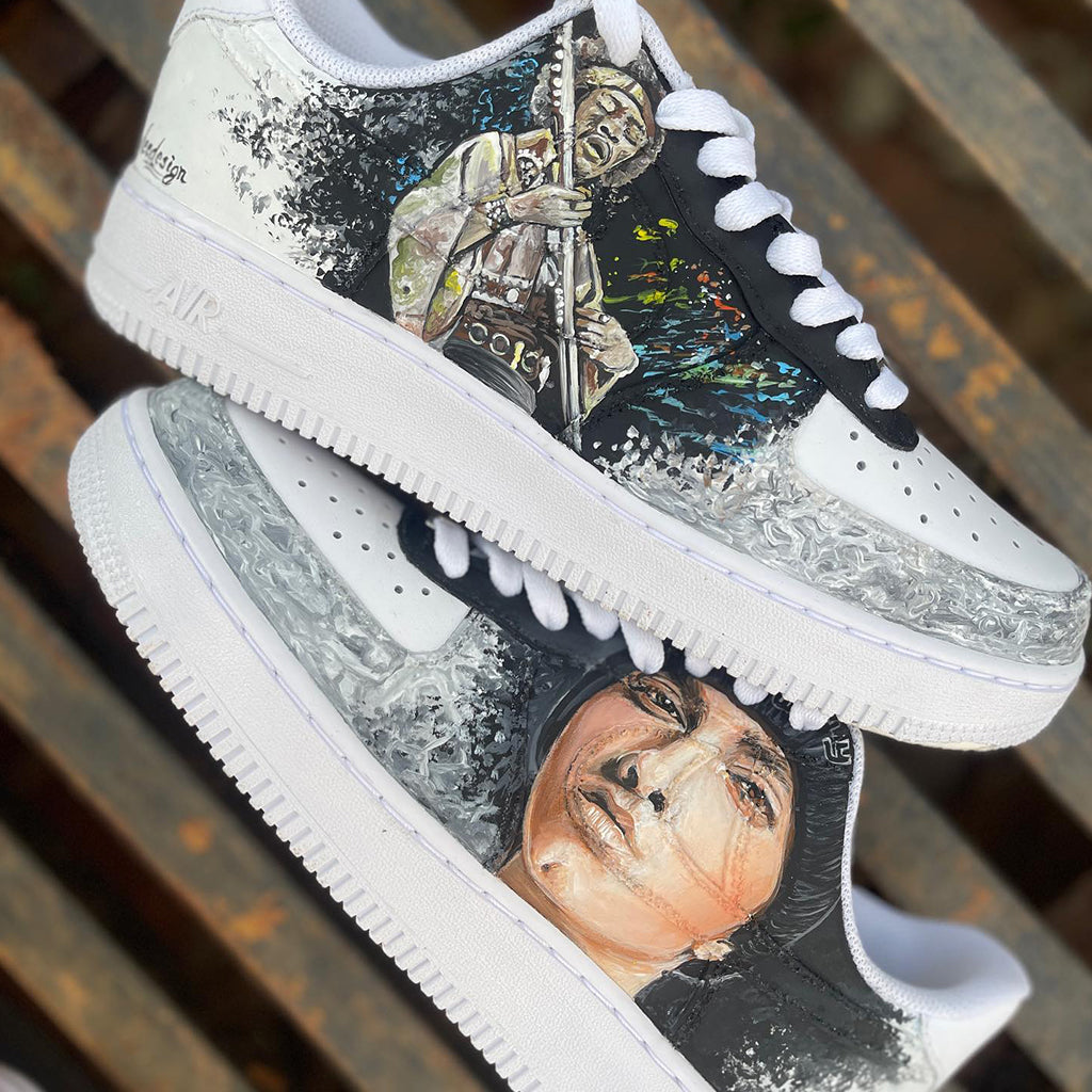 Eminem & Jimi Hendrix Design- Nike Air Force 1