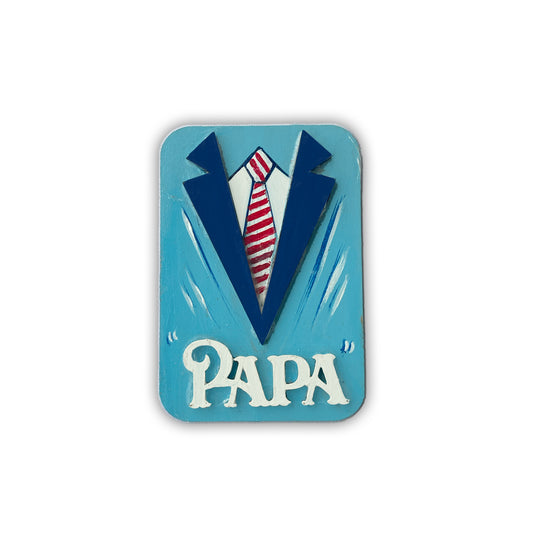 Hand Painted Papa Magnet