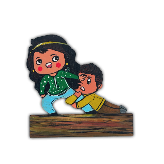 Hand Painted Pyaar Ka Drama Magnet