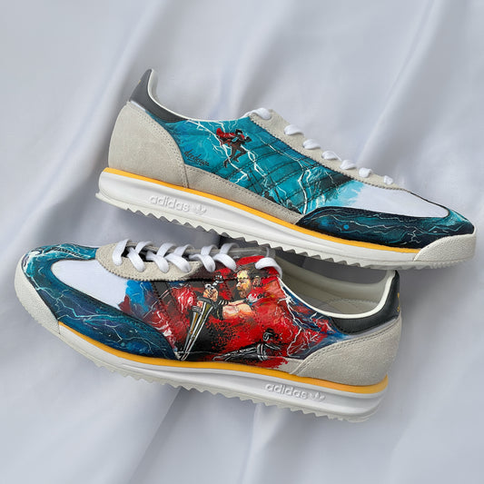 Handpainted Adidas Sneakers Thor