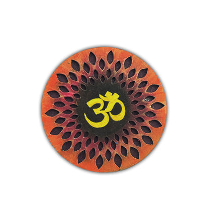 Hand Painted Om fridge magnet