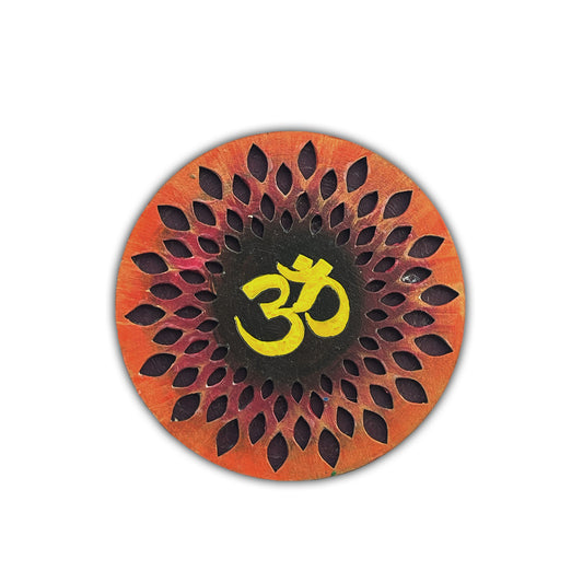 Hand Painted Om fridge magnet