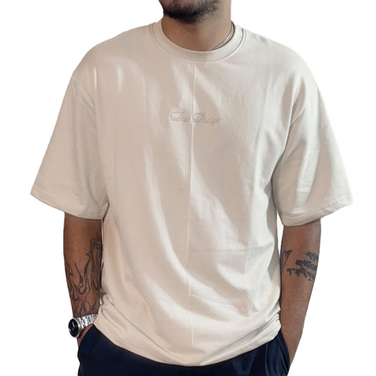 Oversized Tee - Beige