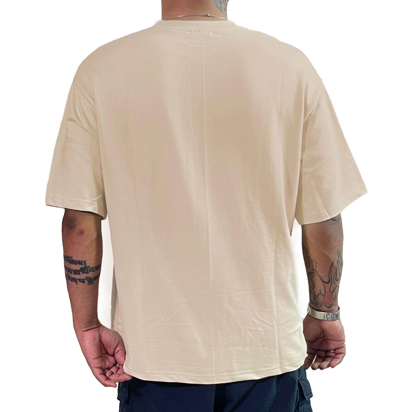 Oversized Tee - Beige