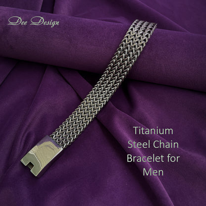 Titanium Steel Men's Bracelet