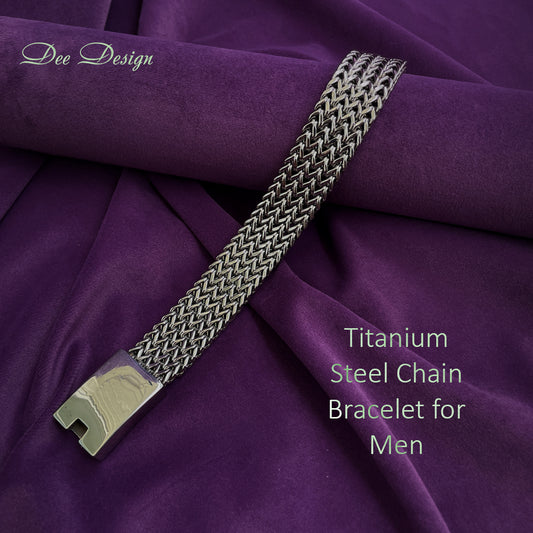 Titanium Steel Men's Bracelet