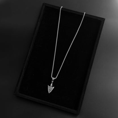 Stainless Steel Warrior Pendant with chain – Bold. Durable. Timeless.