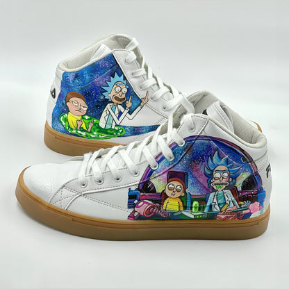 Handpainted Rick and Morty Sneakers