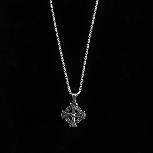 For men premium Stainless Steel Cross Pendant with chain