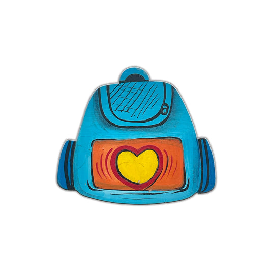 Hand Painted Heart of a Robot