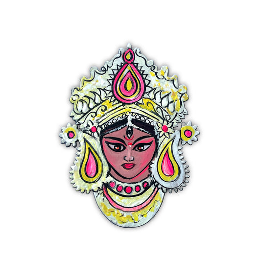 Hand Painted Durga Mata Magnet