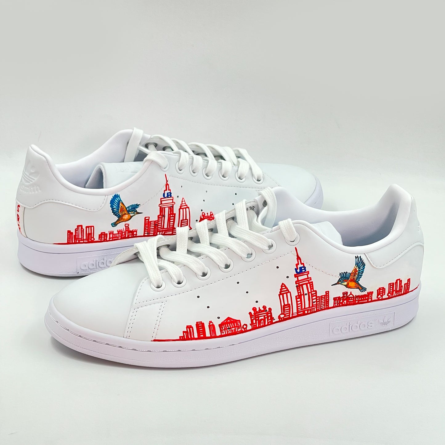 kingfisher Themed Adidas Sneakers