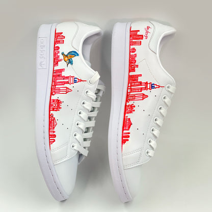 kingfisher Themed Adidas Sneakers