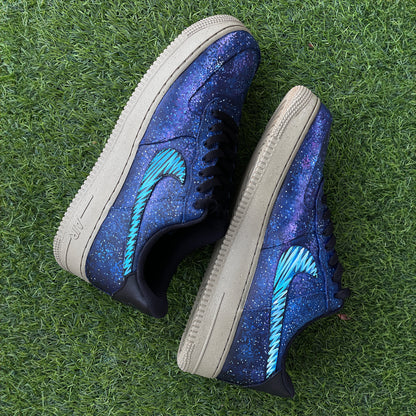 Explore the Cosmos with Handpainted Galaxy-Themed Nike Air Force 1