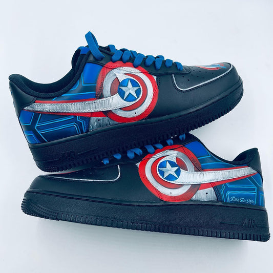 Captain America design - Nike Air Force 1