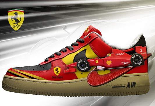 Ferrari Theme- Nike Air Force 1