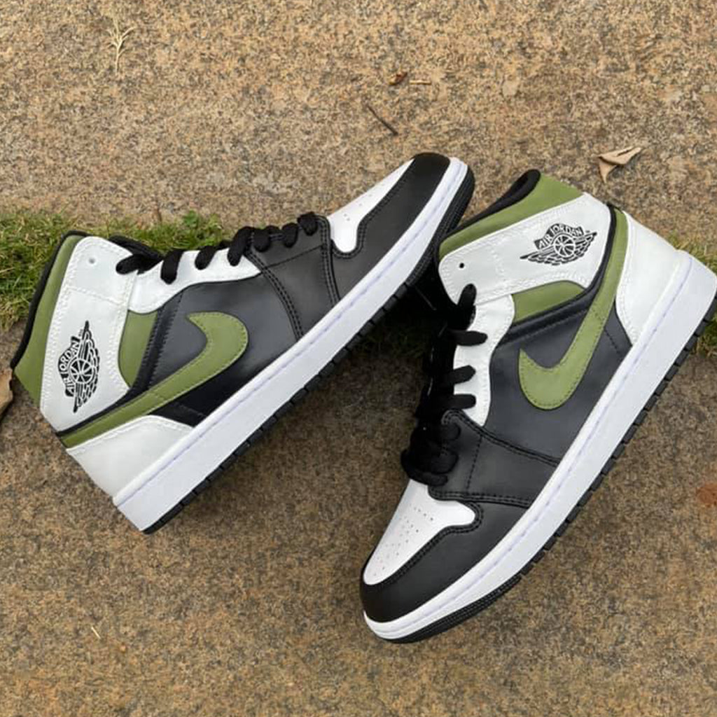 Military Green & Black Nike AirJordan High