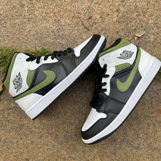 Military Green & Black Nike AirJordan High