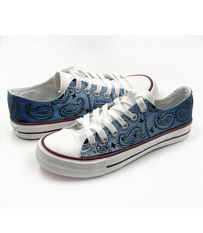 Bandhana/Parsley design on canvas shoes